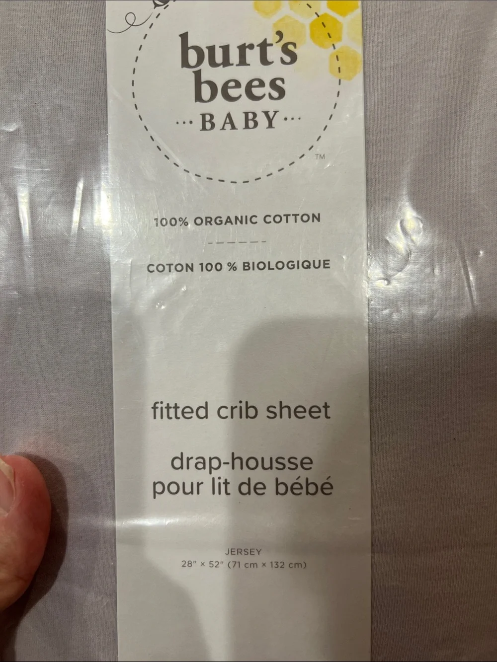 BRAND NEW BURT’S BEES BABY CRIB SHEET